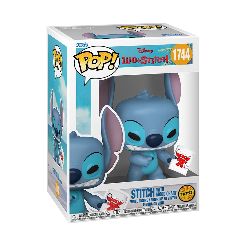 Funko Pop! Disney: Lilo & Stitch - Angry STITCH with Mood Chart #1744 Chase