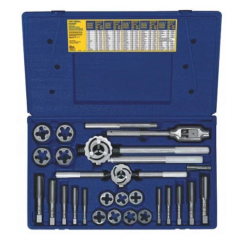 Irwin Hanson® Metric Tap & Hex Die Set, 25 Pieces