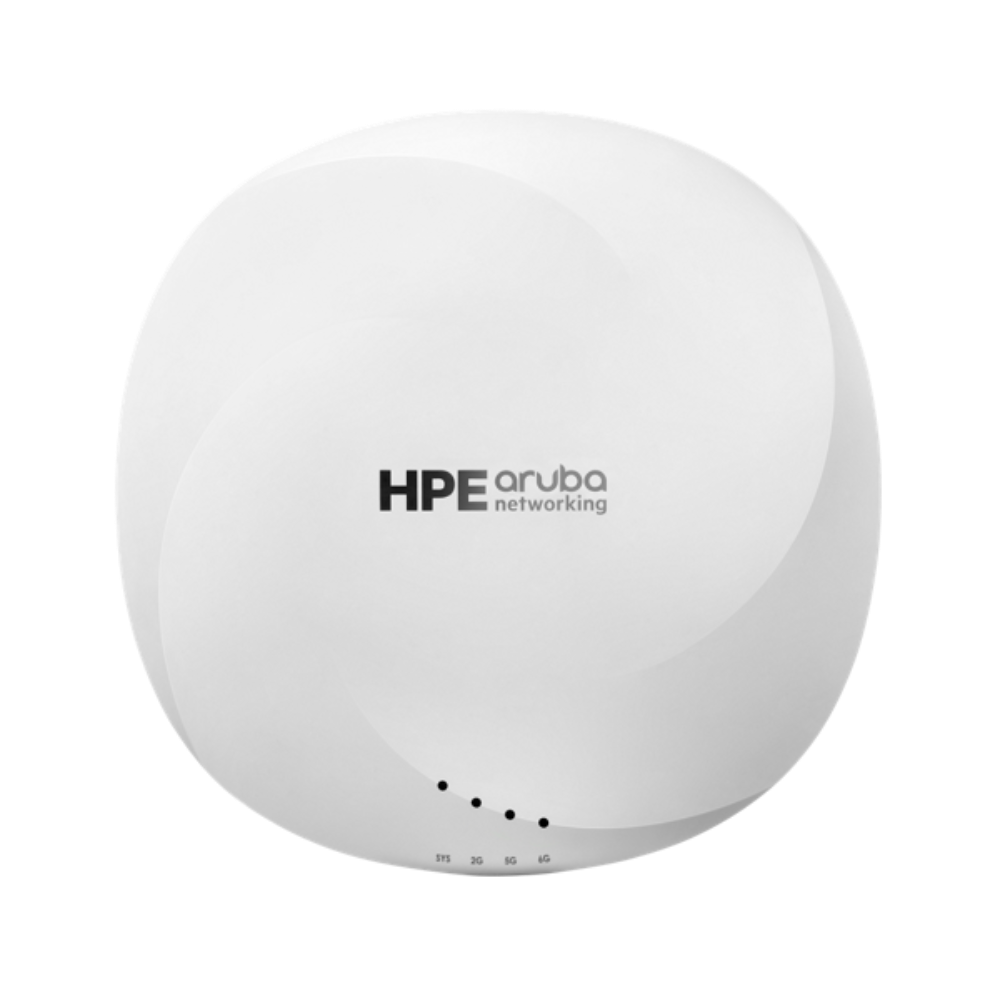 HPE Aruba Networking AP‑635 (RW) Tri Radio 2x2 802.11ax Wi‑Fi 6E Internal Antennas Campus AP