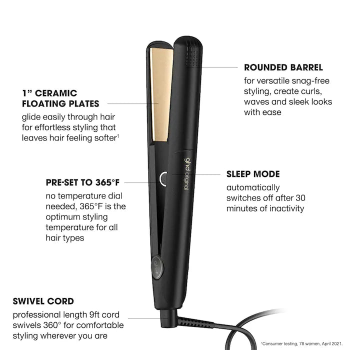 ghd Original 1 Inch Flat Iron / Hair Straightener