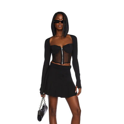 Dolls Kill - Poster Girl Burn Book Pleated Skirt