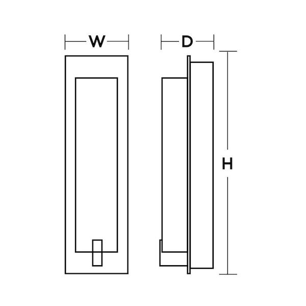 AFX Sinclair Transitional 1-Light Satin Nickel Dimmable Wall Sconce with Acrylic Shade