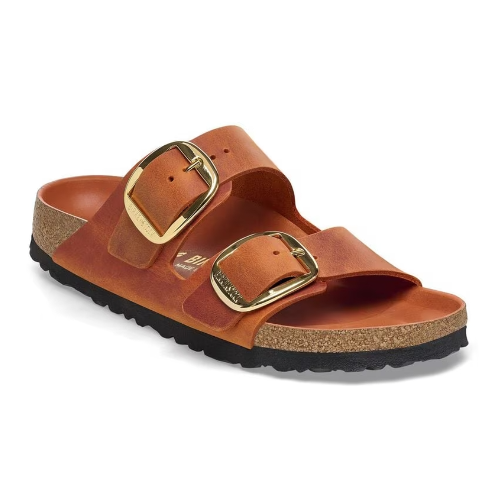 Birkenstock Women's Arizona Big Buckle Oiled Leather - Burnt Orange - Womens