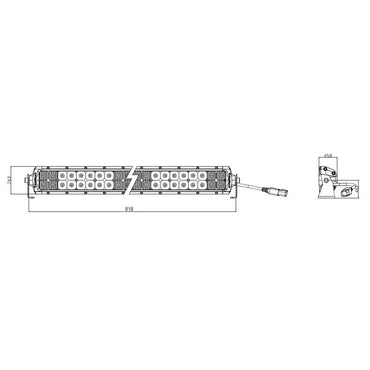 BrightSource 30" ECO2 Double Row Light Bar - 2 Pack
