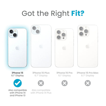 Speck Shieldview Glass iPhone 15 Screen Protector