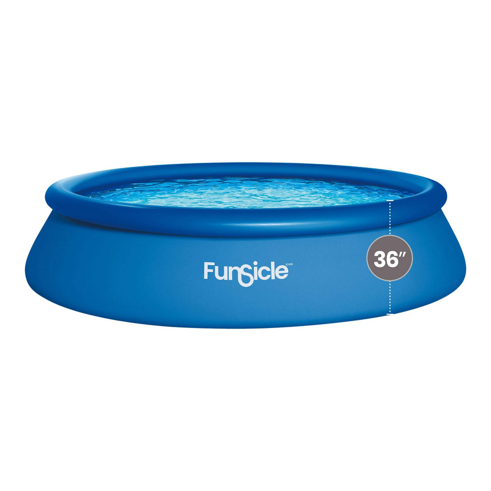 Funsicle Round Quick Set 15' Inflatable Pool with Filter Pump - PICK UP ONLY