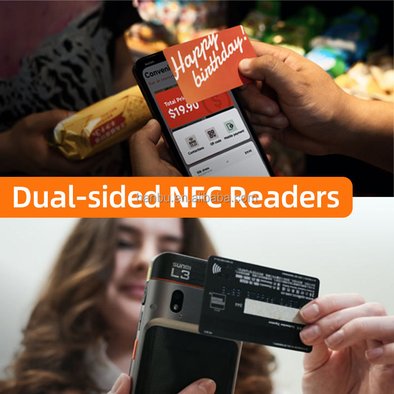 Sunmi L3 Industrial Rugged Factory Warehouse Inventory RFID PDAs Handheld NFC Reader Checkout POS Terminal