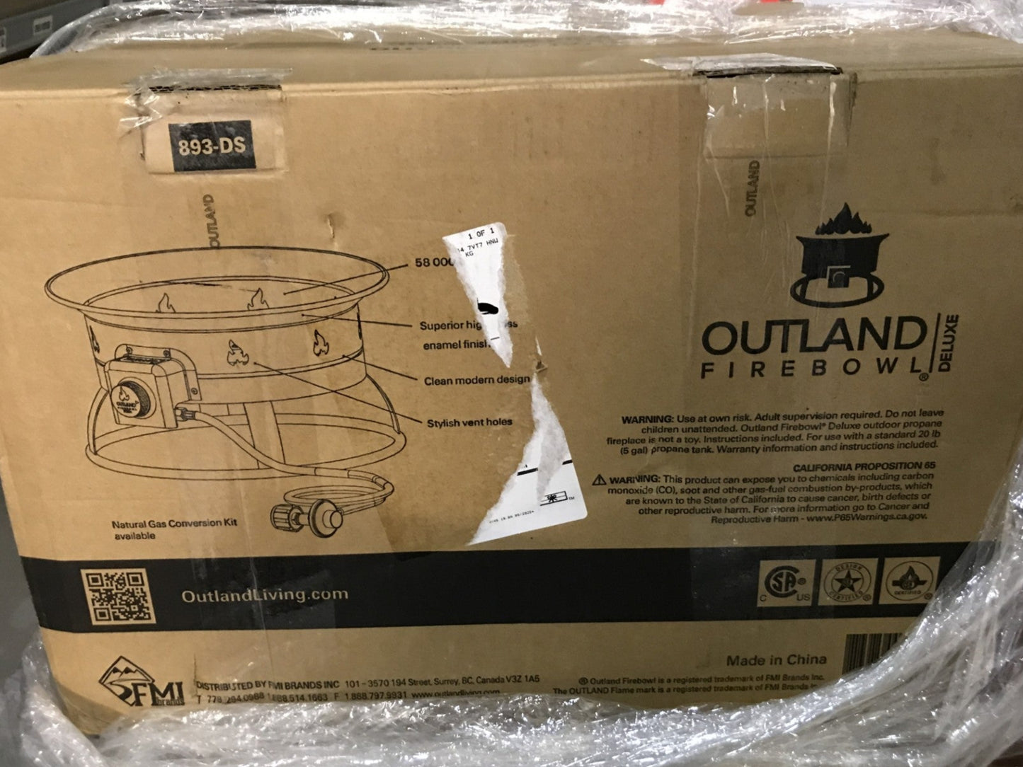 Outland Living Deluxe Fire Pit - PICK UP ONLY
