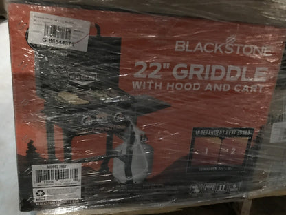 On The Go 22" Cart Griddle W/Hood - PICK UP ONLY