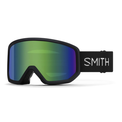 Smith Transfer Goggles - Black / Green Sol-X Mirror