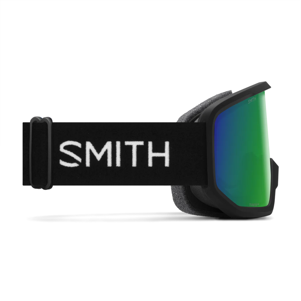Smith Transfer Goggles - Black / Green Sol-X Mirror