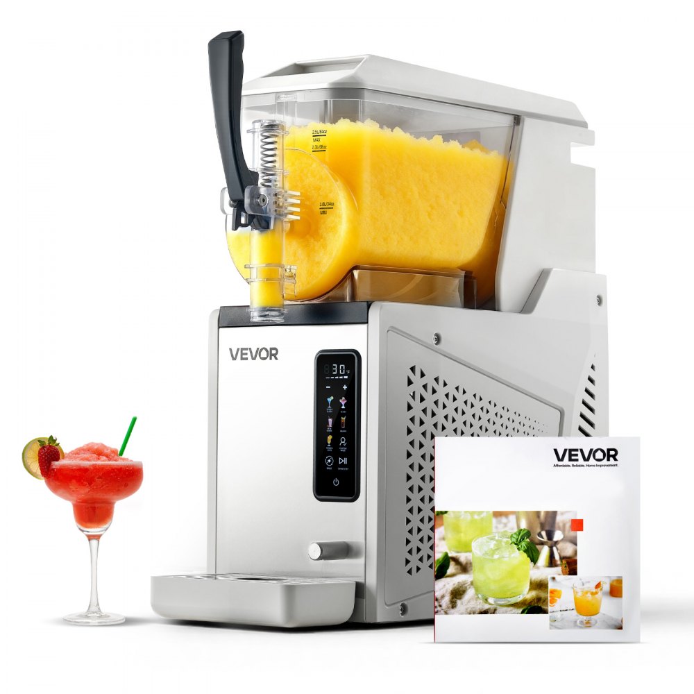 VEVOR Slushie Machine, 3L/100oz No Ice Needed Slushy Machine for Home