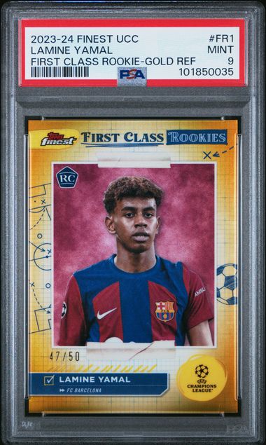 Lamine Yamal 2023-24 Finest UCC Card - PSA 9