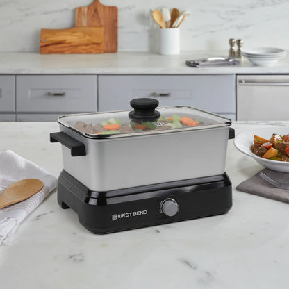 West Bend Versatility Cooker, 5 Qt. Capacity