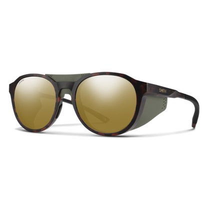 Smith Venture Sunglasses - Matte Tortoise + ChromaPop Glass Polarized Bronze Mirror Lens