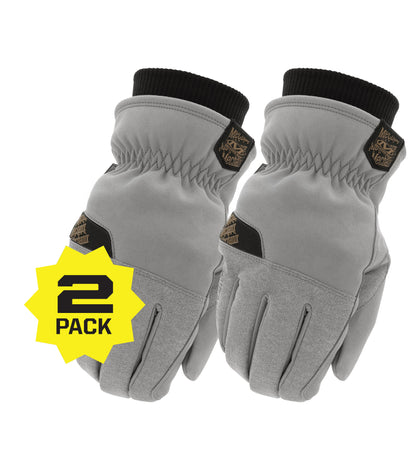 Mechanix Wear 2 Pack Insulated DurahideX Driver Work Gloves - Grey